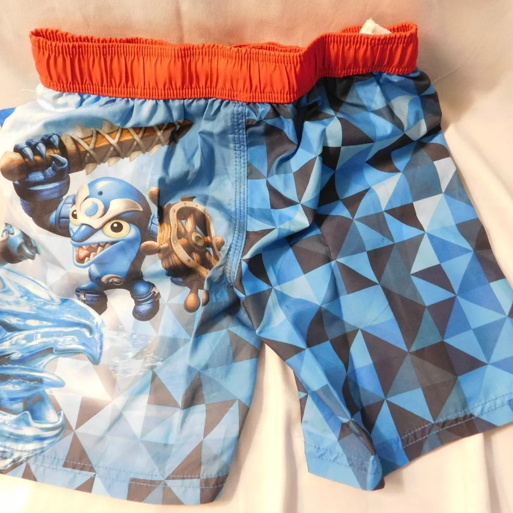 Skylanders Boys Swim Trunks NEW